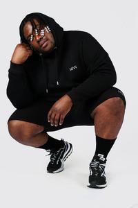 Survêtements d'été unisexe grande taille avec logo imprimé personnalisé pour hommes-Sweats à capuche et shorts - Product Image 6