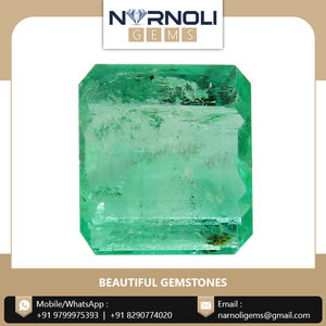 คริสมาสต์ขายด้านบนได้รับการรับรองผู้ผลิตมีค่า11.5X10.4มิลลิเมตรขนาดพลอยมรกตธรรมชาติตัดสีเขียวพลอยหลวม - Product Image 3