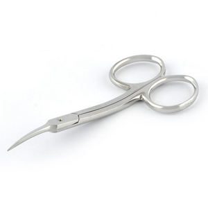 กรรไกรตัดเล็บสแตนเลสโค้งสำหรับคนถนัดขวา ใบมีดคม ขนาด 3.5 นิ้ว สำหรับตัดหนังกำพร้า ทำจากวัสดุที่ยั่งยืน ผลิตตามสั่ง - Product Image 1