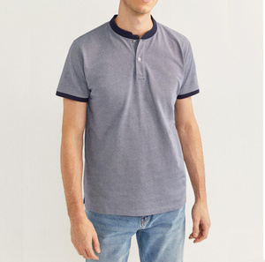 Camisetas Polo de Algodón para Hombre con Logotipo Personalizado, Colores Mezclados, Elásticas, Lisas, de Manga Corta, Estilo Golf - Product Image 1