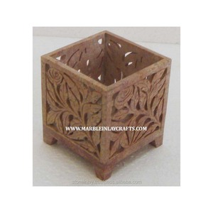 Hand Carved Soapstone <b>Oil</b> <b>Burner</b> - Product Image 1
