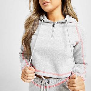 Fashionable Casual Wear Women Crop <b>Hoodies</b> With Sublimation Design With Full <b>Sleeves</b> - Product Image 2