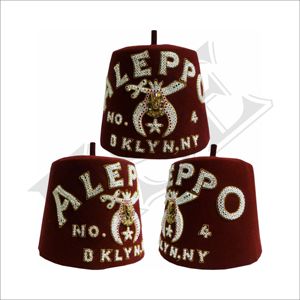 เครื่องราชกกุธภัณฑ์อิฐปรับแต่ง shriner FEZ [Aleppo] - Product Image 1