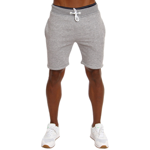 Short de sport 100% coton de haute qualité pour hommes Design uni et solide brodé Casual Custom Fitness Running Workout Sweat Shorts - Product Image 5