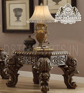 Antique Wooden Crafted Dining Room Furniture Set Luxury Baroque Style Dining Room Furniture Design Luxurious Dining Table Set - Product Image 6
