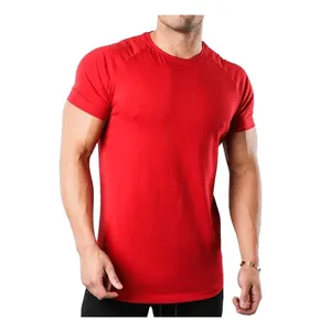 Camiseta deportiva de gimnasio de alta calidad para hombre y mujer, Camiseta holgada de manga corta con cuello redondo, ropa deportiva unisex