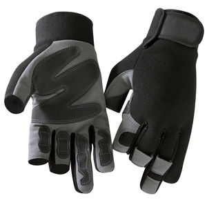 Meilleurs gants de mécanicien pour hommes robustes personnalisés gants de sécurité en cuir de travail de haute qualité à doigts entiers anti-dérapant pour écran tactile - Product Image 5