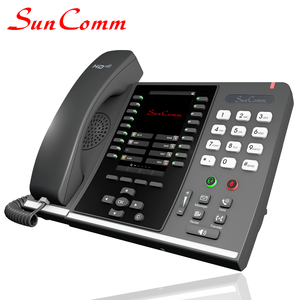 Teléfono VoIP Ejecutivo SC-2068-HPE para Uso Empresarial en Oficinas, 18 Líneas, Soporte POE, Módulo de Expansión, BLF, Red IP - Product Image 3