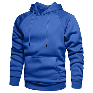 Sweat à capuche avec logo personnalisé respirant pour hommes à prix réduit Streetwear Sweats à capuche unis de couleur unie - Product Image 4