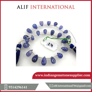 ลูกปัดทรงหยดน้ำตาสีฟ้าลูกปัดแบบหลวมเครื่องประดับ - Product Image 2