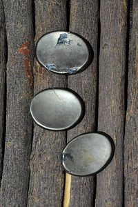 Pirita te preocupes piedra | Reiki cristal de curación Natural palma el pulgar de piedras preciosas - Product Image 4