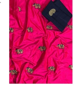 Ropa de fiesta étnica Sari para mujer - Product Image 1