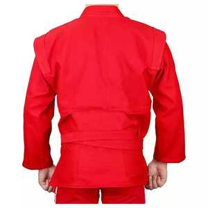 Kimono de couleur rouge bjj gi pour adulte/unisexe bjj gi uniforme - Product Image 6