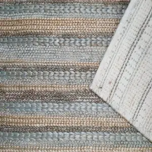 新款客厅手工编织地毯黄麻地毯天然纤维优质批量定制大师艺术印度制造