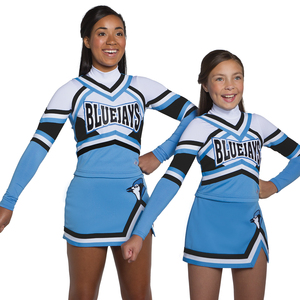 ชุดเชียร์ลีดเดอร์ชุดเชียร์ลีดเดอร์เซ็กซี่สำหรับผู้หญิง,ชุดเชียร์ลีดเดอร์ชุดกีฬาคอวี - Product Image 1