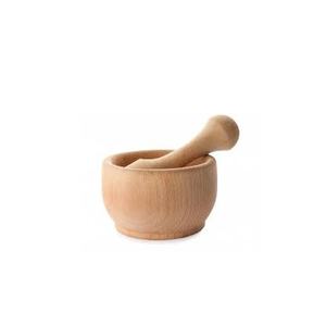Wood <b>Mortar</b> and Pestle Kitchenware Heavy Duty <b>Mortar</b> With Wooden Pestle for Household Use - Product Image 4