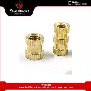 Acabado pulido Mejor rosca M3 Doble moleteado Tuercas de inserción de latón Precio al por mayor - Product Image 5