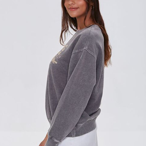 Sudadera Estilo 2021 OEM en Colores Vivos para Mujer, Personalizada para Uso Casual, 100% Algodón - Product Image 3