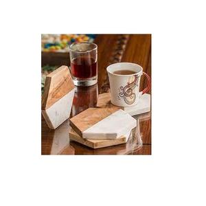 Sous-verres en bois et en marbre pour restaurant à usage domestique Tasse Thé Café Vin Assiette Sous-verres Boissons meilleure vente - Product Image 3