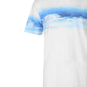 Camiseta Casual de Hombre 2022, Personalizada, Sublimada, 100% Poliéster, Cuello Redondo, Manga Corta, Transpirable, Tejida, Estampada, Sólida, de Secado Rápido - Product Image 4