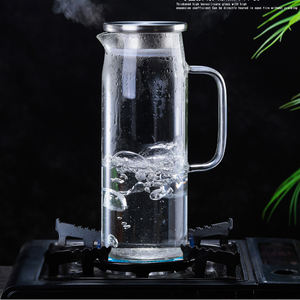 เหยือกน้ำแก้วบอโรซิลิเกต <span class=keywords><strong>ล</strong></span>ดราคาพิเศษ ปลอดสารตะกั่ว ปลอดสาร BPA เป็นมิตรกับสิ่งแวด<span class=keywords><strong>ล</strong></span>้อม ดีไซน์หรูหรา เหมาะสำหรับชาเย็น <span class=keywords><strong>ล</strong></span>้างในเครื่อง<span class=keywords><strong>ล</strong></span>้างจานได้ - Product Image 4