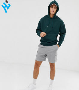 Sudadera con capucha de algodón pesado, ropa personalizada con servicio OEM, color verde oscuro, Anti- pilling, barata, desgastada, a granel - Product Image 4