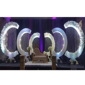 Evento DE BODA popular Marco de fondo blanco Parte superior Asiática Fiesta de bodas y eventos Paneles C Recepción de bodas contemporánea Marcos C - Product Image 1