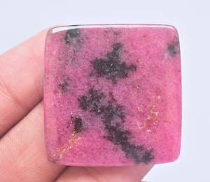 หินโรโดไนต์อัญมณีทรงหลังเบี้ย,อัญมณีทรงหลวมหินโรโดไนต์ทำจากแร่โรโดไนต์ธรรมชาติ - Product Image 2