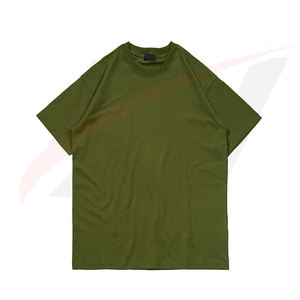 OEM/ODM T-shirts personnalisés Impression de logo T-shirt pour hommes en coton lourd surdimensionné pour hommes et femmes T-shirts d'été à la mode 2024 - Product Image 2