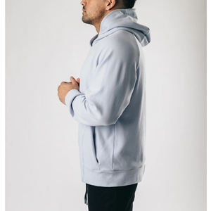 Sweat à capuche pour hommes en tissu polaire, Logo personnalisé, de haute qualité, vente en gros, - Product Image 3