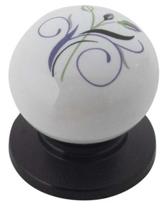 Mejor Oferta al por Mayor: Perilla de Porcelana para Muebles - Perilla de Porcelana y Zamak para Gabinetes - Product Image 5