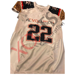 Stylish Sublimated American Football Jerseys Uniforms Fully Customizable Embroidery Name Number Breathable Spandex/Polyester - Product Image 3