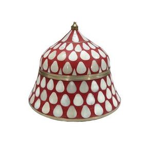 Caja Decorativa Suri con Incrustaciones de Hueso Antiguo / Caja de Joyería de Tamaño Personalizado para Decoración del Hogar - Product Image 3