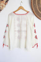 De Primavera de 2019, la última de las mujeres húngaro blusa rumano bordado a mano Vintage antiguo mira Top Boho verano Casual Camisa de la Oficina