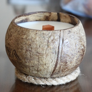 เทียนหอมกะลามะพร้าวผสมถั่วเหลือง Caro Crystal หลากสี ตกแต่งบ้าน - Product Image 2