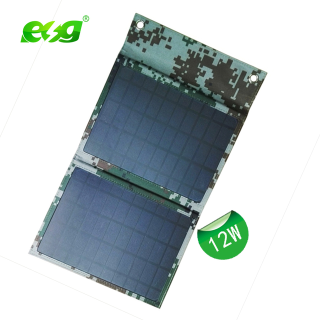 ESG Monocrystalline Folding Solar Panel Portable 12W 30W 50W 60 Watt 100w Solar Cell Foldable Solar Panel
