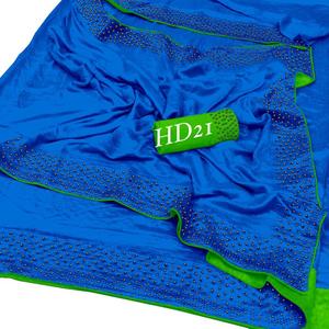 Sửa chữa nóng nặng thêu đá làm việc màu xám đám cưới mặc thiết kế Saree với áo Sari phụ nữ Ấn Độ sẵn sàng để mặc hàng may mặc - Product Image 2