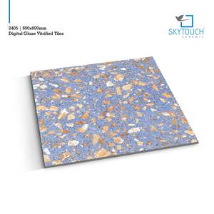 Azulejo de terrazo azul de Australia, suelo de porcelana para balcón individual, Material 600X600 600x1200, productos más vendidos, suelo pulido del principal exportador - Product Image 5