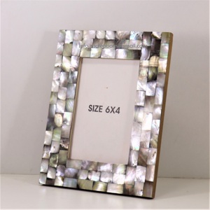 Handmade Mother Pearl Photo <b>Frame</b> High Quality Canvas Picture <b>Frame</b> MOP Wood Board 4x6 Size Metal Colorful MOP Photo <b>Frames</b> - Product Image 4