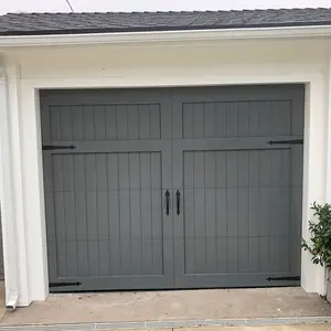 Porta de garagem automática bonita de alta qualidade, melhor preço, porta de garagem de madeira