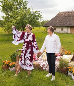 Vestidos de dama de honor de gran calidad para mujer, vestido bordado de manga larga con encaje bohemio y gitano, informal, para fiesta de boda - Product Image 2