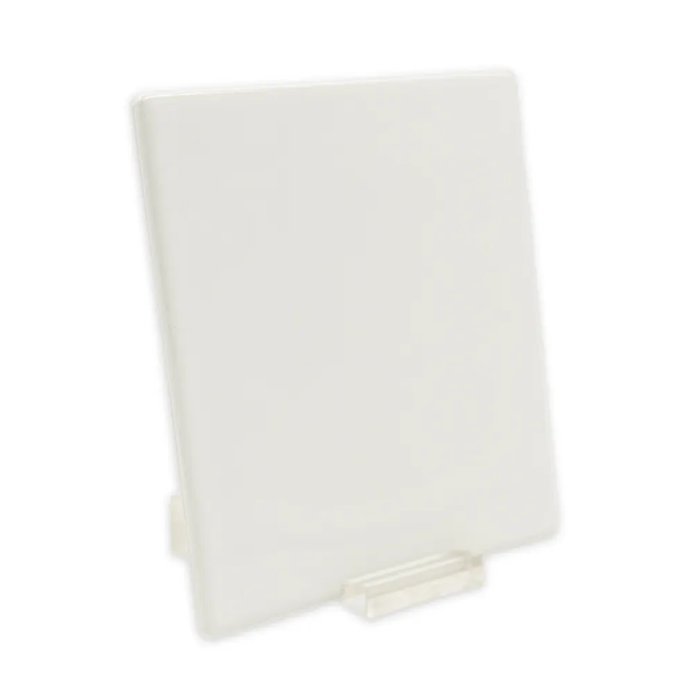 Vierkante Plaques In Keramische Witte Kleur-Tegels Voor Phothoceramic Bsz Technische Keramiek Van 5X5 Cm Tot 50X50 Cm