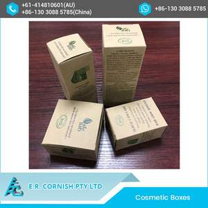 Embalaje de botellas para el cuidado del cabello, cajas de papel Kraft marrón, directo de fábrica - Product Image 6