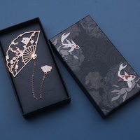 Bookmark Hadiah Gaya Tiongkok Kuningan Logam Enamel Lembut Lucu Kustom Kualitas Tinggi untuk Buku