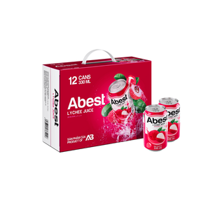 Venta de fábrica 330ml jugo de fruta de lichi enlatado concentrado orgánico con sabor - Product Image 1