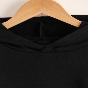 Sudadera con capucha de manga larga de rizo francés de talla grande para hombre, sudadera con bloques de color bordados personalizados, hombros caídos, ajuste holgado para primavera - Product Image 3