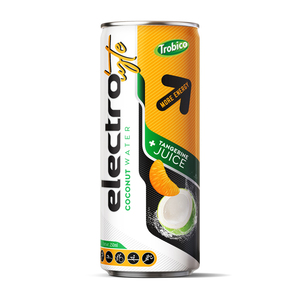 Fabricante OEM de Vietnam 250ml, lata de aluminio, agua de coco, puré filtrado con electrolito de sabor Original - Product Image 2