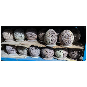 Carving Designer Soapstone Home Decorative <b>Candle</b> <b>Holders</b> - Product Image 1