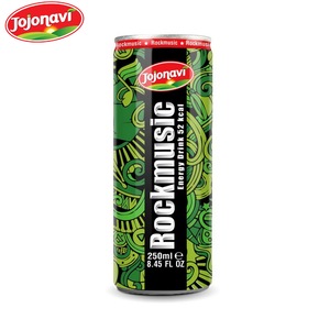 250ml JOJONAVI Rock Music Energy Drink, Bouteille de boisson énergétique, Empêcher la formation de plaque, Fabricant ODM, Boisson sucrée saine - Product Image 1