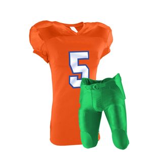 Uniformes de football américain pour adultes Maillots et pantalons d'équipe personnalisés Manches courtes respirantes grande taille pour le jour du match - Product Image 5